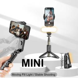 FANGTUOSI Wireless Bluetooth Selfie Stick Tripod With Handheld Gimbal 