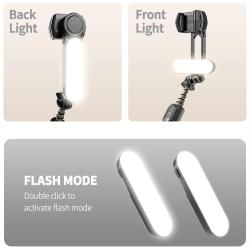 FANGTUOSI Wireless Bluetooth Selfie Stick Tripod With Handheld Gimbal 
