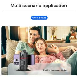 FANGTUOSI 2025 New 360 Rotation Gimbal Stabilizer Selfie Stick Monopod