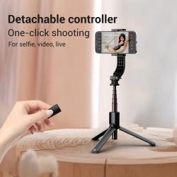 360 Rotation Following Shooting Mode Gimbal Stabilizer Selfie Stick Tr