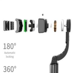 360 Rotation Following Shooting Mode Gimbal Stabilizer Selfie Stick Tr