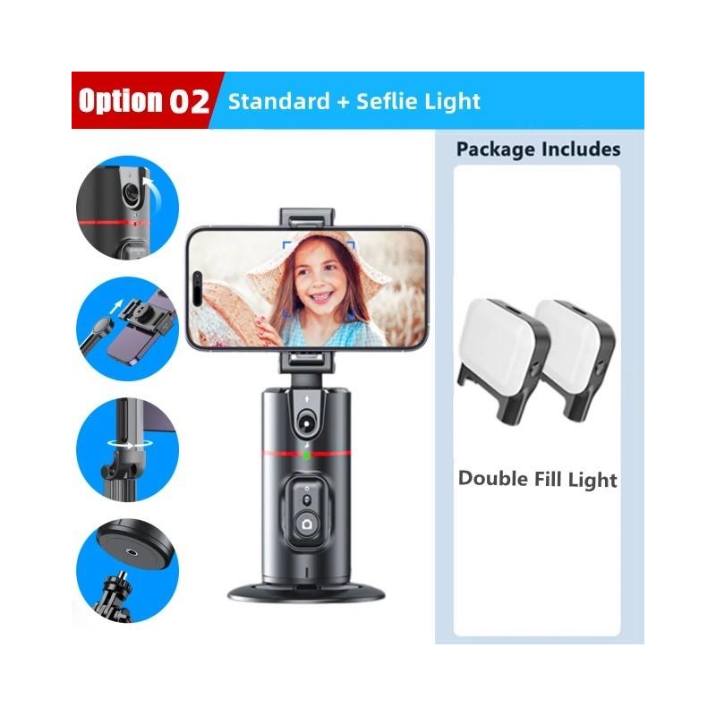 2025 NEW Gimbal Stabilizer Selfie Stick Foldable Wireless Tripod with 