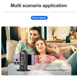 2025 NEW Gimbal Stabilizer Selfie Stick Foldable Wireless Tripod with 