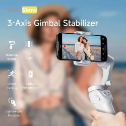 M01 3-Axis Anti-Shake Gimbal Phone Stabilizer Handheld Foldable Holder