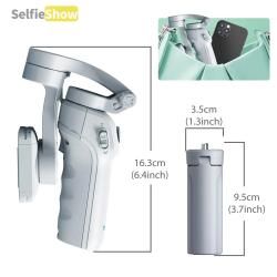 M01 3-Axis Anti-Shake Gimbal Phone Stabilizer Handheld Foldable Holder