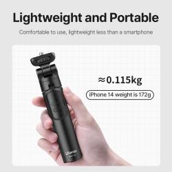 Ulanzi RMT-01 Wireless Bluetooth Extendable Selfie Stick Tripod One Cl