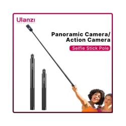 Ulanzi MT-57 MT-58 Insta360 80/120CM Extendable Invisible Selfie Stick
