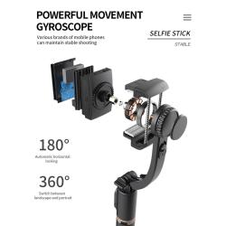 Q08 Bluetooth-Compatible Handheld Stabilizer Aluminum Alloy Selfie Sti