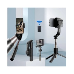 2025 NEW anti shake Gimbal Stabilizer Selfie Stick Foldable Wireless T