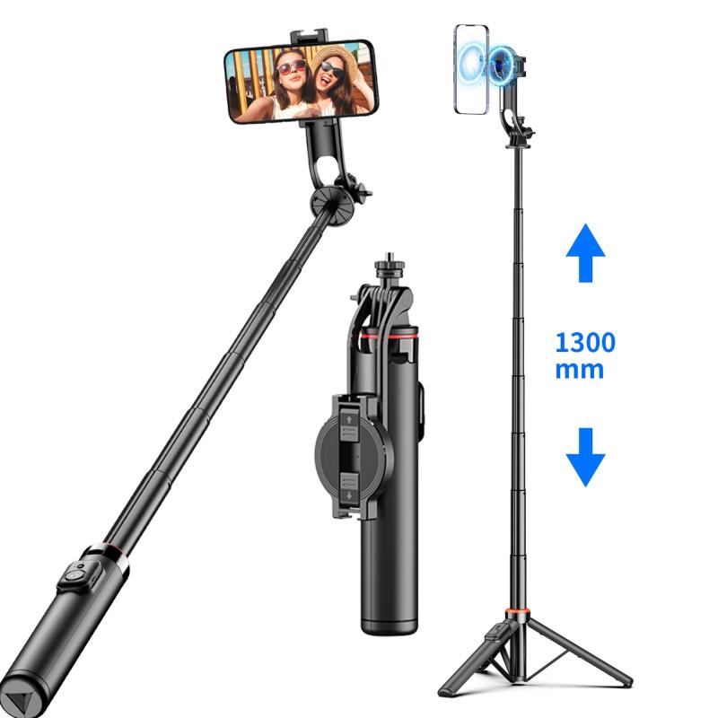 C20 Magnetic Selfie Stick Tripod Wireless Bluetooth Remote Travel Stan
