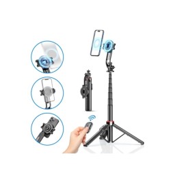 C20 Magnetic Selfie Stick Tripod Wireless Bluetooth Remote Travel Stan