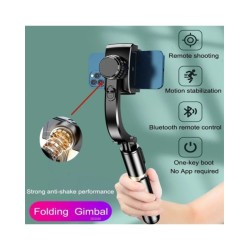 FGCLSY 2024 New Gimbal Stabilizer Selfie Stick Wireless Foldable Tripo