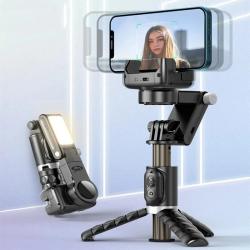 Gimbal Stabilizer Selfie Stick Tripod 360 Rotation Following Shooting 