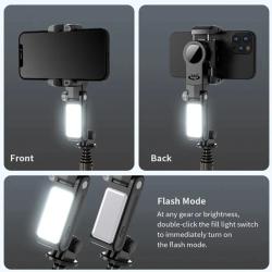 Gimbal Stabilizer Selfie Stick Tripod 360 Rotation Following Shooting 