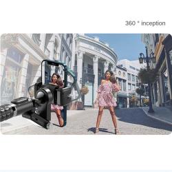 Gimbal Stabilizer Selfie Stick Tripod 360 Rotation Following Shooting 