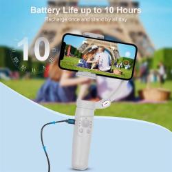 Anti-shake 3-Axis Gimbal Stabilizer selfie stick for Smartphone Video 