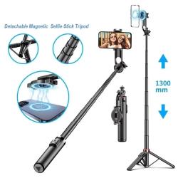FANGTUOSI 2025 New Magnetic Selfie Stick Tripod with Remote For Cellph
