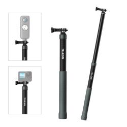 32-120cm Selfie Stick Carbon Fiber Camera Stand Bracket 1/4In Sports C
