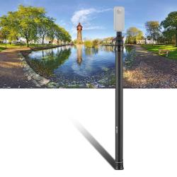 3M/1.5M Carbon Fiber Selfie Stick Adjustable Extension Pole with 1/4 I