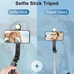 W&O C01 Telescopic Selfie Stick Tripod Monopod Stand Mobile Phone Supp