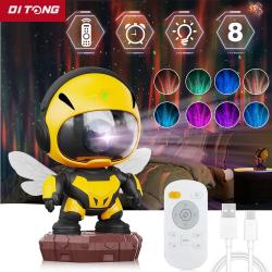 Bee Galaxy Projector,Star Projector Galaxy Night Light,Starry Nebula C