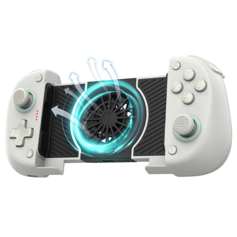 Wireless Bluetooth-Compatible Telescopic Gamepad with Cooling Fan Mobi Wireless Bluetooth-Compatible Telescopic Gamepad with Cooling Fan Mobi