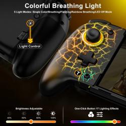 DinoFire Gamepad For Nintendo Switch controller Handheld Mode Ergonomi