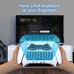 Gaming Handle Keyboard 3.5mm Wireless Controller Chat Pad Bluetooth-co