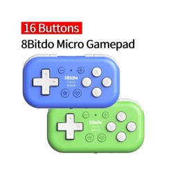 8BitDo Micro Bluetooth Gamepad Mini Controller Support for 2D Games Ha