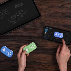 Bluetooth-compatible Mini Game Console 16 Buttons Pocket Controller Wi