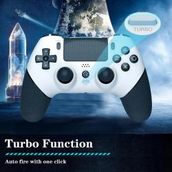 Gamepad 6 Axis Gyro Bluetooth-Compatible Game Controller Turbo Dual Vi