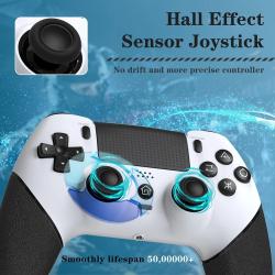 Gamepad 6 Axis Gyro Bluetooth-Compatible Game Controller Turbo Dual Vi