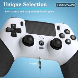 Gamepad 6 Axis Gyro Bluetooth-Compatible Game Controller Turbo Dual Vi