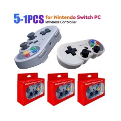 5-1PCS for Nintendo Switch Gamepad Wireless Game Controller Retro Game