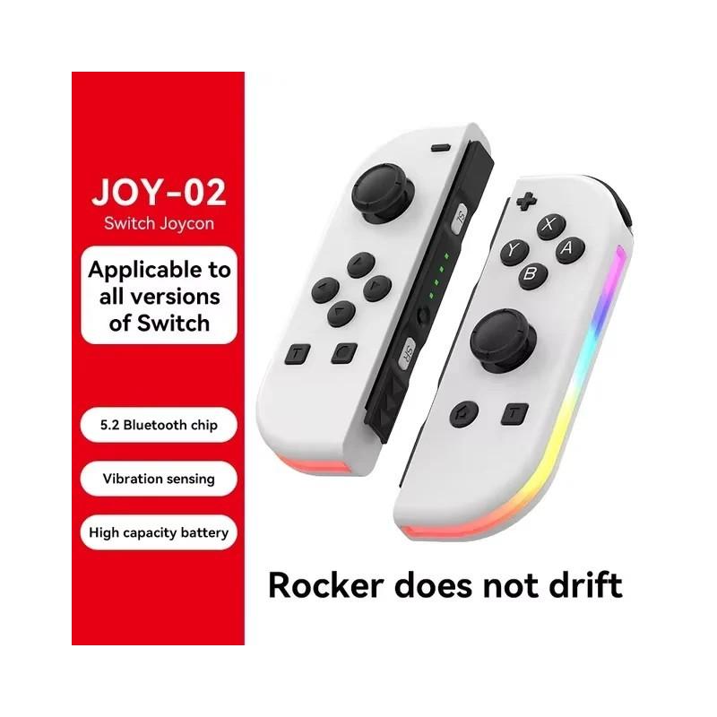 BT 5.2 Joy Controller RGB LED Switch L/R Joypad for Nintendo Switch/Li