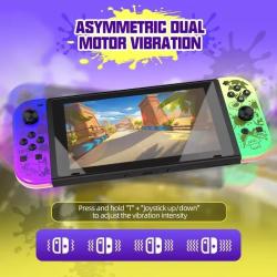 BT 5.2 Joy Controller RGB LED Switch L/R Joypad for Nintendo Switch/Li
