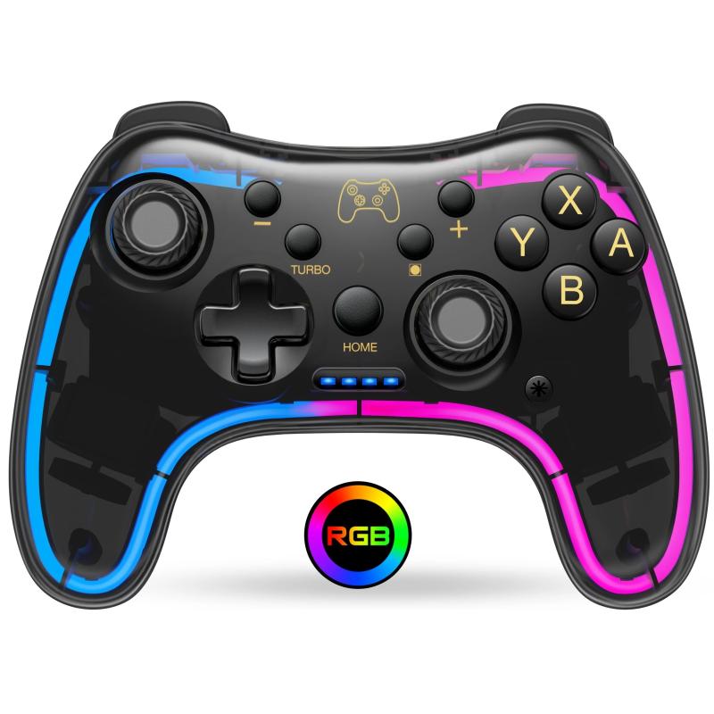 BEBONCOOL RGB Pro Controller Compatible with Nintendo Switch Lite/Swit