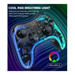 BEBONCOOL RGB Pro Controller Compatible with Nintendo Switch Lite/Swit