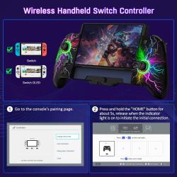 BEBONCOOL JC202 Switch Controller For Nintendo Switch/Switch OLED Joys