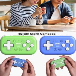 2025 8Bitdo Micro Gamepad Pocket Controller Designed for 2D Games Blue