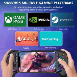 DinoFire Cell Phone Gamepad Joystick for iPhone Android Control Blueto
