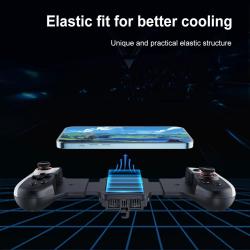 2 in 1 Wireless Mobile Gaming Controller Type C Cooling Cell Phone Gam