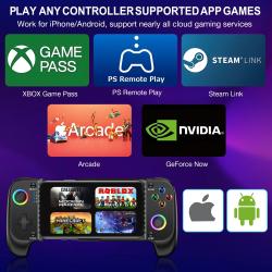 BEBONCOOL Cell Phone Telescopic Gamepad For Apple IOS Android Wireless