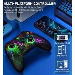 BEBONCOOL Q212 Gamepad Wireless Pro Controller, Compatible with Ninten