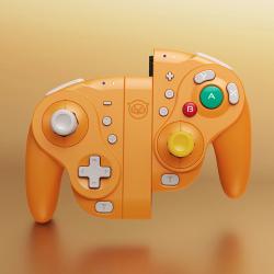 NYXI Wizard Hall Joystick Wireless Game Controller Orange Gamepad with