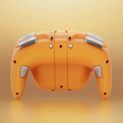 NYXI Wizard Hall Joystick Wireless Game Controller Orange Gamepad with