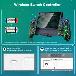 BEBONCOOL JC206 Joystick For Nintendo Switch/Switch OLED Gamepads Buil