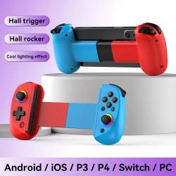 D8 Telescopic Mobile Gaming Controller RGB Light Mobile Phone Gamepad 
