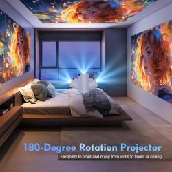 Projector HY300 Pro 4K Android 11 Projector 4K 1280*720P Wifi6 260 ANS