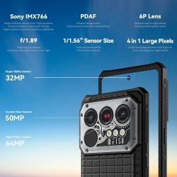IIIF150 Raptor 5G Rugged Machine 6.78'' 120Hz AMOLED Display 10000mAh 